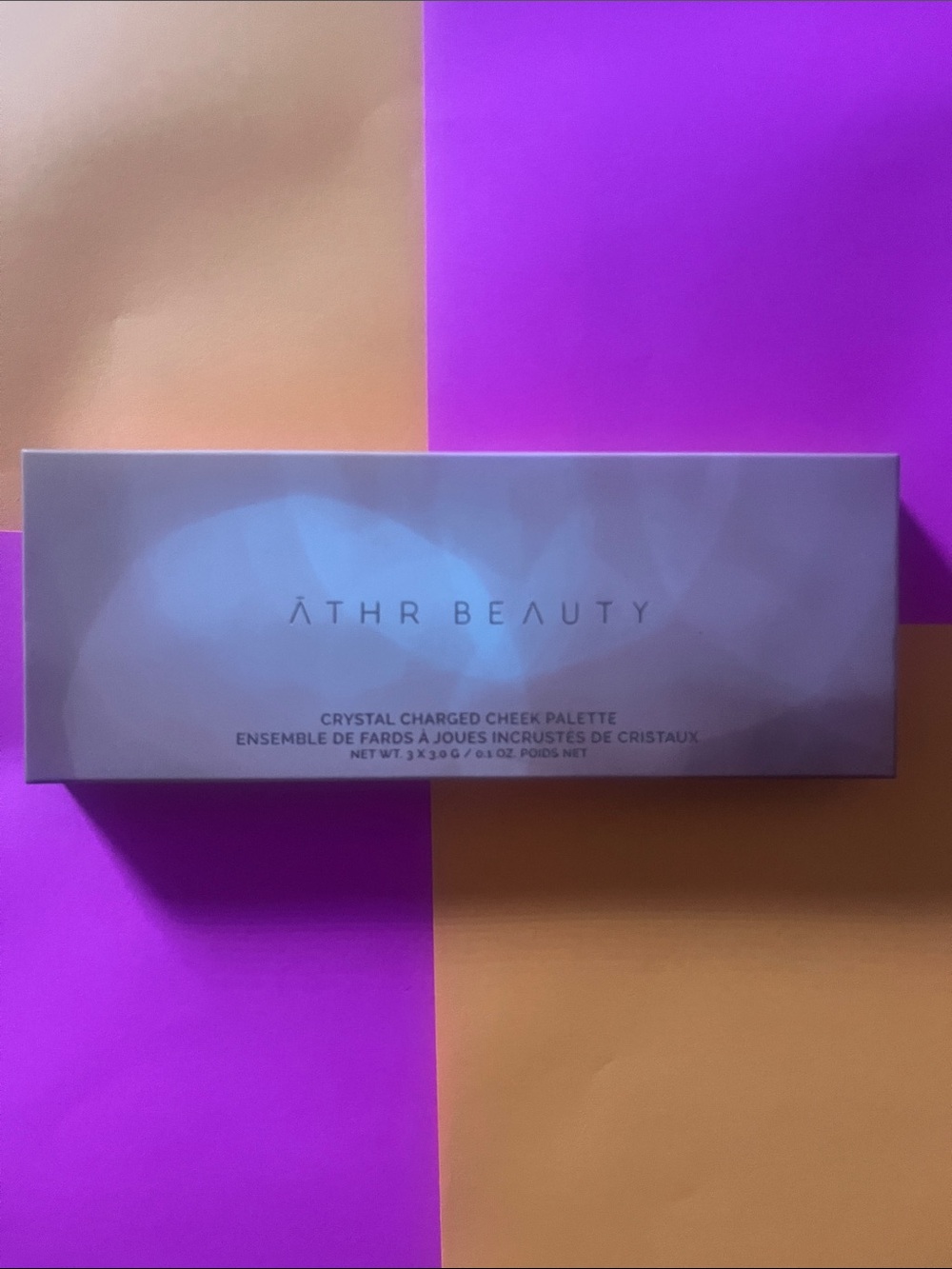 ATHR Beauty Crystal Charged Cheek Palette - Pink Blush Trio